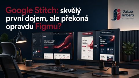 Ukázka návrhu vytvořeného v Google Stitch