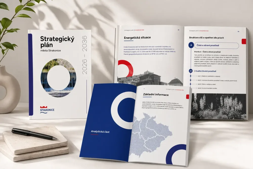 Strategický plán města Strakonice v tištěné podobě